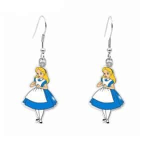Boucle d'oreille Alice au pays des merveilles