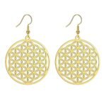 Boucles d'oreilles fleur de vie