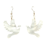 Boucle d'oreille colombe