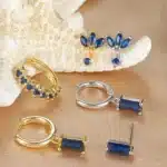 3 pièces Vintage en acier inoxydable Huggie oreille Piercing boucles d'oreilles ensembles pour les femmes minuscule Unique pendentif carré boucles d'oreilles bijoux de mode 20