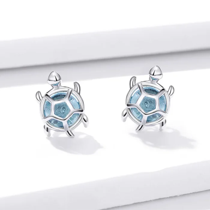 WOSTU offre spéciale 925 en argent Sterling tortue de mer tortue exquise boucles d'oreilles en argent pour les femmes mode coréenne bijoux de mariage CTE406 27