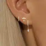 3 pièces mode cheval yeux pendentif Piercing boucles d'oreilles ensemble pour femmes en acier inoxydable Zircon clous d'oreille boucle d'oreille bijoux à la mode aretes 1