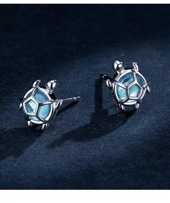 WOSTU offre spéciale 925 en argent Sterling tortue de mer tortue exquise boucles d'oreilles en argent pour les femmes mode coréenne bijoux de mariage CTE406 31
