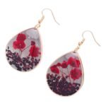 Boucles d'oreilles fleurs naturelles