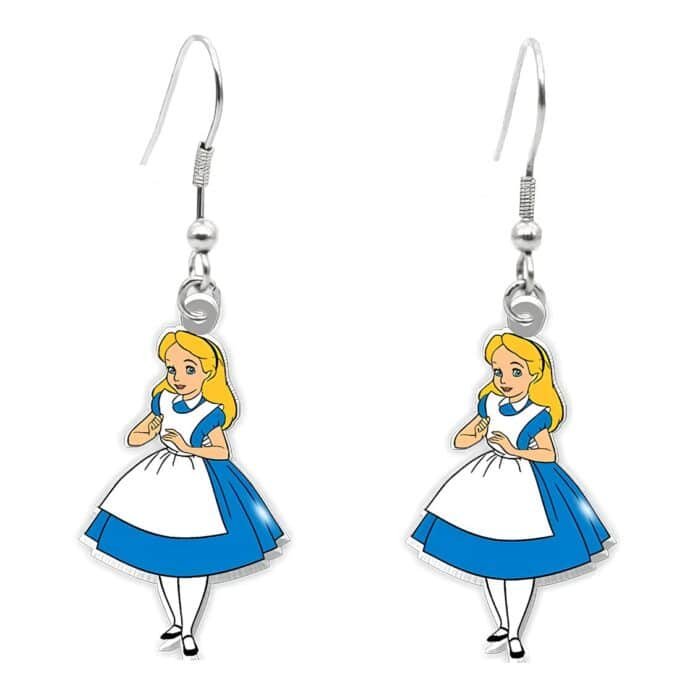 Boucle d'oreille Alice au pays des merveilles