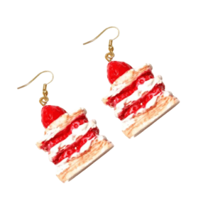 Boucles d'oreilles gateau