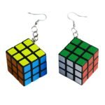 Boucles d'oreilles Rubik's Cube