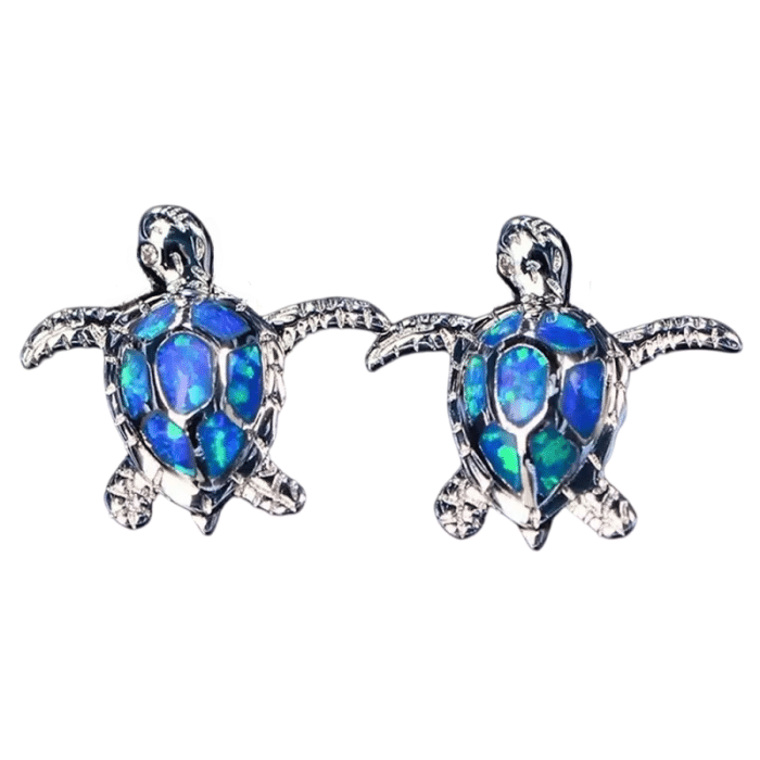 Boucles d'oreilles tortue
