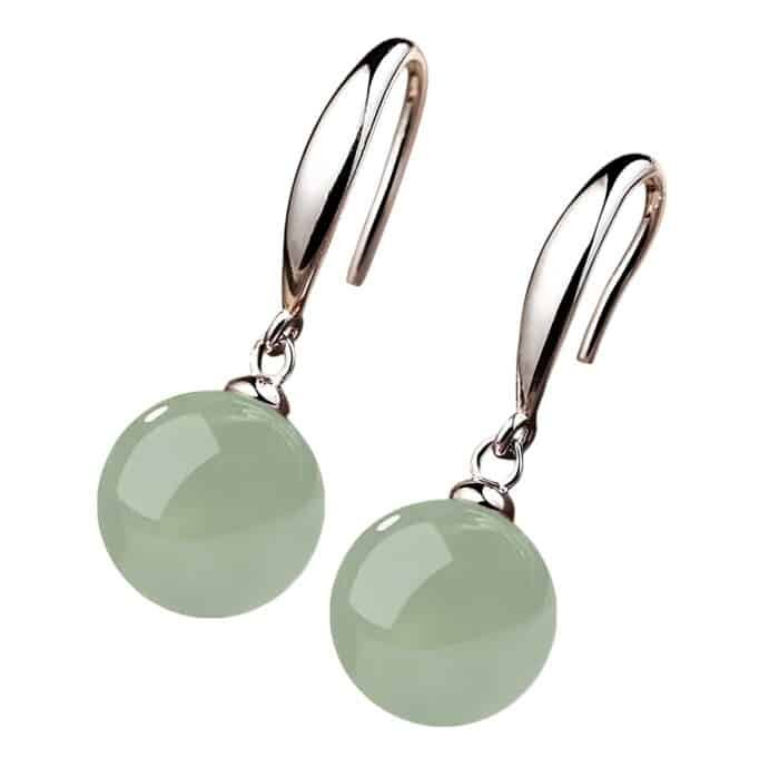 Boucles d'oreilles jade