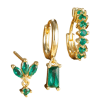 Composition boucle d'oreille 3 trous