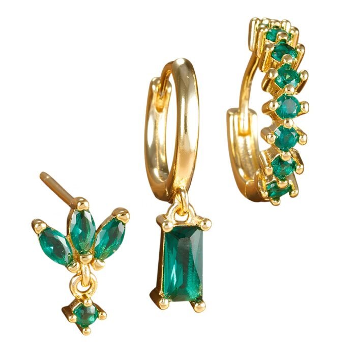 Composition boucle d'oreille 3 trous