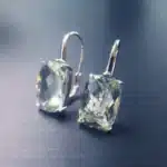 CSJ – boucles d'oreilles élégantes en améthyste verte naturelle, coussin en argent Sterling 925, 10x14mm, 12Ct, bijoux fins pour femmes, boîte cadeau de fête 7