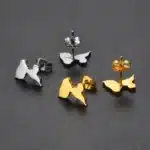 Anniyo carte de Guadeloupe boucles d'oreilles pour femmes filles France Guadeloupe bijoux en acier inoxydable # 310501 3