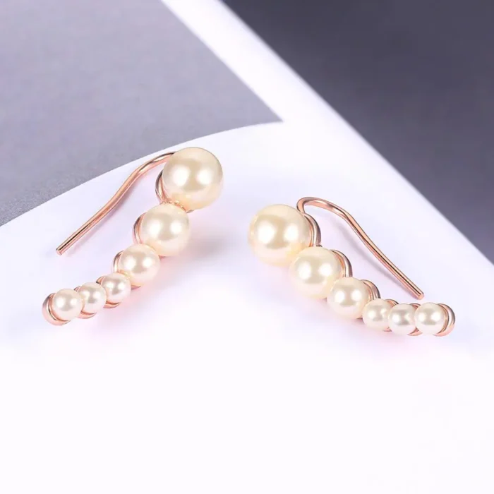 Boucles d'oreilles élégantes coréennes pour femmes, accessoires d'oreilles pour filles, bijoux à la mode, vente en gros, E499 3