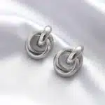 Boucles d'Oreilles Torsadées en Métal localité pour Femme, Classique, Simple, Jolis Bijoux, Vente en Gros, Nouvelle Mode 32