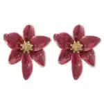 Boucle d'oreille fleur vintage