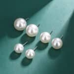 Boucles d'oreilles insolites en argent regardé S925 pour femmes, perles de Tahiti blanches, accessoires de bijoux coréens du Sud, cadeaux de fiançailles, 10mm, 2023 14