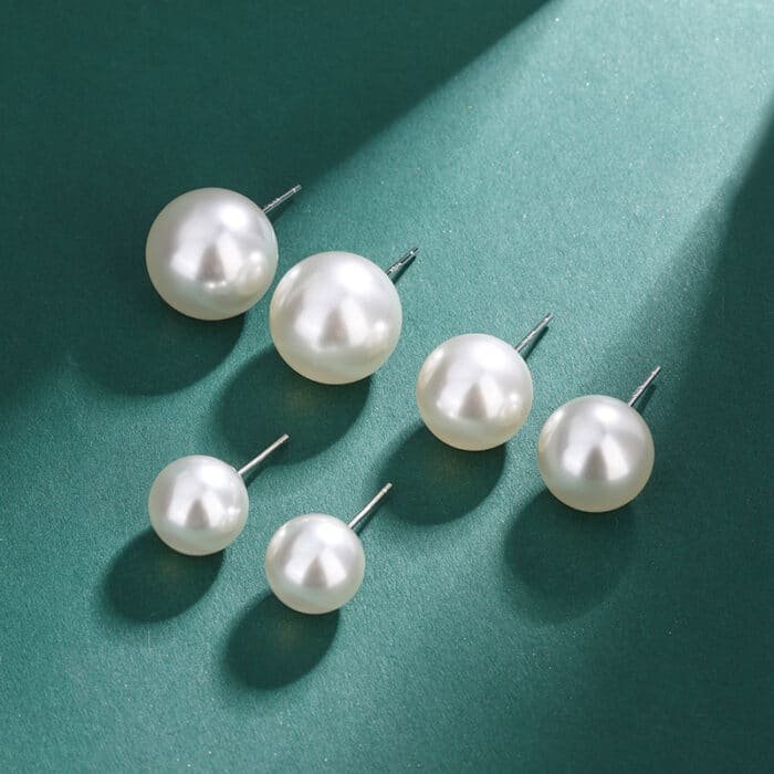 Boucles d'oreilles insolites en argent regardé S925 pour femmes, perles de Tahiti blanches, accessoires de bijoux coréens du Sud, cadeaux de fiançailles, 10mm, 2023 14