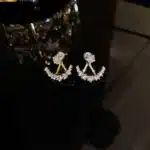 Zunderes-Boucles d'oreilles étoile et lune pour femmes, Boucles d'oreilles à la mode, Esthétique, Luxe, Designer, Bijoux, Cadeau de mariage, Été, Nouveau, 2023 2