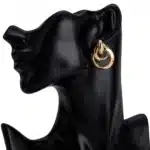 Boucles d'Oreilles Torsadées en Métal localité pour Femme, Classique, Simple, Jolis Bijoux, Vente en Gros, Nouvelle Mode 17