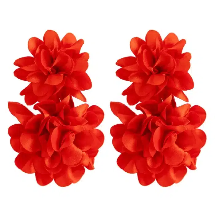 Boucles d'oreilles grosses fleurs