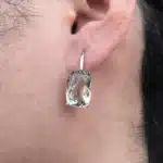 CSJ – boucles d'oreilles élégantes en améthyste verte naturelle, coussin en argent Sterling 925, 10x14mm, 12Ct, bijoux fins pour femmes, boîte cadeau de fête 5