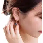Boucles d'Oreilles en Perles Noires group Tahitain pour Femme, en Or 18K, Perle de Mer, Pendantes, Cadeau d'Anniversaire pour Fille, AU750 5