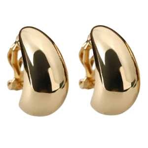 Boucle d'oreille clip acier inoxydable