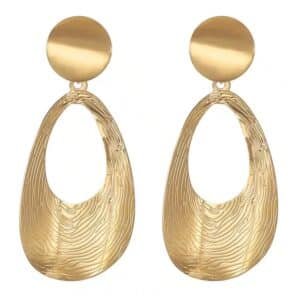 Boucles d'oreilles clips plaqué or