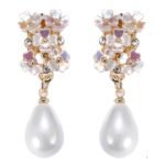 Boucle d'oreille clip mariage