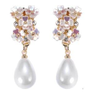 Boucle d'oreille clip mariage