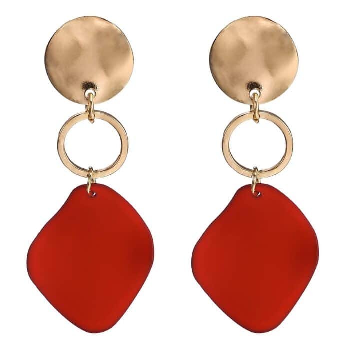 Boucles d'oreilles à clip pendantes