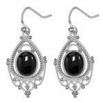 Boucle d'oreille ethnique argent 925