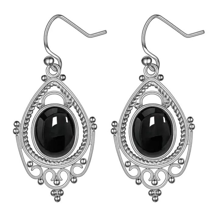 Boucle d'oreille ethnique argent 925