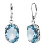 Boucle d'oreille femme pierre