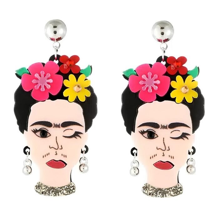 Boucles d'oreilles Frida Kahlo