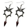 Boucle d'oreille gothique femme