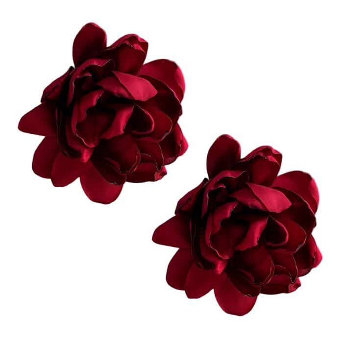 Boucle d'oreille grosse fleur