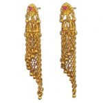 Boucle d'oreille laiton ethnique
