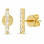 Boucle d'oreille lobe femme