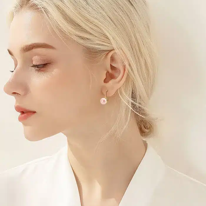 boucle_oreille_perle_culture_rose_2