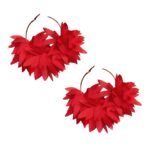 Boucle d'oreille tissu