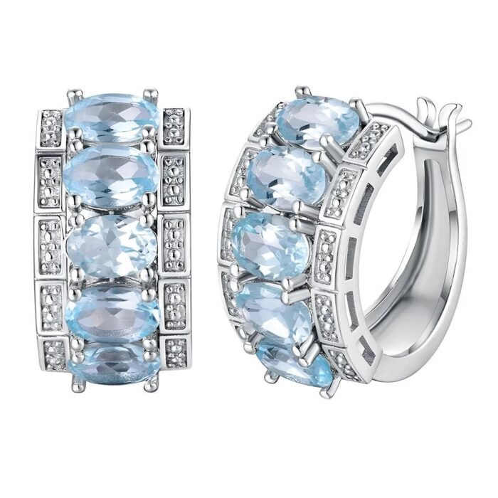 Boucles d'oreilles topazes