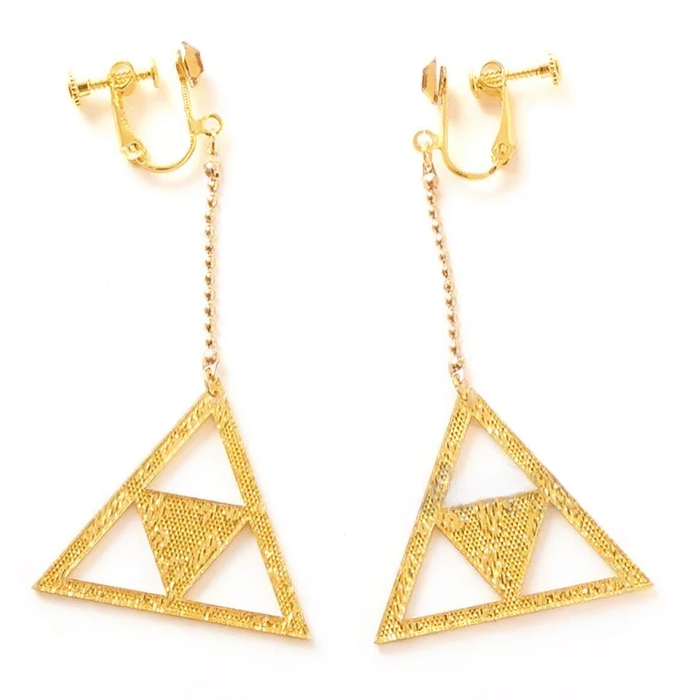 Boucle d'oreille Triforce Zelda