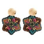 Boucle d'oreille femme fait main