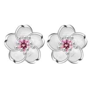 Boucle d'oreille fleur de cerisier