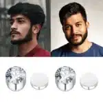 Boucles d'oreilles magnétiques 2 pièces avec Zircon brillant pour hommes/femmes, mode Simple sans Piercing, Clips d'oreille, bijoux de fête 5