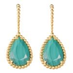 Boucle d'oreille goutte d'eau plaque or