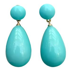 Boucles d'oreilles grosse goutte d'eau