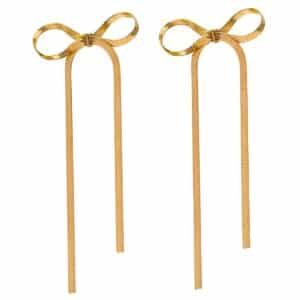 Boucles d'oreilles nœud pendant